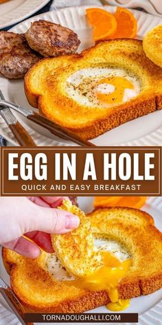 fried egg in a hole in a piece of toast Egg In A Hole, Breakfast Recipes Easy Quick, Easy Egg Recipes, Tasty Breakfast, Egg Recipes For Breakfast, Delicious Breakfast Recipes, Boiled Egg, Quick And Easy Breakfast, 7 Minutes