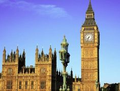 the big ben clock tower towering over the city of london