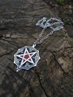 This is a very intricate and beautiful pentagram necklace, made for an equally interesting and beautiful lady from HELL, so surprise your oh so special demonic princess with this unique gift, and watch her bear her fangs in a grotesque smile that just warms the heart. It is a stunning yet simple piece of witchcraft and black magic art, all handmade for the dark witches of the world and beyond. There are 3 types of materials available, aluminium, bronze(golden color) and sterling silver. Sizes of Mystical Star-shaped Jewelry Gift, Gothic Collectible Pendant Jewelry, Gothic Collectible Pendant Necklace, Collectible Gothic Pendant Jewelry, Collectible Gothic Pendant Necklace, Gothic Pendant Jewelry For Festivals, Gothic Pendant Necklace As Gift, Gothic Pendant Necklace Gift, Gothic Pendant Necklace For Gift