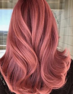 Rose Gold Brown Hair, Gold Brown Hair, Blond Rose, Best Rose, Gold Hair Colors, Gem Tones, Hair Color Rose Gold, Balayage Blonde, Hair Color Pink