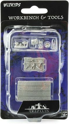 a packaged package with some metal items in it