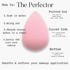 How to use beauty sponge Makeup Quotes Inspirational, Cute Makeup Hacks, Icon Makeup, Makeup Application Order, Brush Icon, Makeup Quotes Funny, Makeup Over 40, Makeup Order, Makeup Brushes Guide