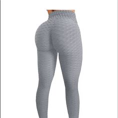 Woman's Black Butt Lifting Textured Yoga Pants, Tummy Control Leggings, Size S,M, L $23 Size: Various Boutique, Woman's Black Textured Yoga Pants, Butt Lifting, Tummy Control, Fashion Leggings Various Sizes Sports Quick-Drying Fitness Leisure Yoga Hip-Lifting Bubble Pants Women's Sports Pants Butt Lifting & Sculpting Textured Stretch Pants Stretch/Stretchy Comfy Leisure Leggings Casual To Work Out Scrunch Butt Seam(Helps Enhance Size) Category Women Pants & Jumpsuits Leggings Style Tags Stretch High Waist Gray Yoga Pants, Grey Yoga Pants Outfit, Grey Yoga Pants, Cut Leggings, Leggings Style, Yoga Tights, Holiday Leggings, Sports Pants Women, Brown Leggings