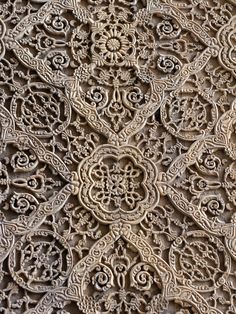 an intricately designed wall panel is seen in this image