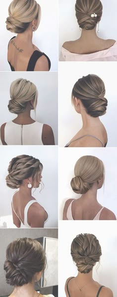 the different hairstyles are shown in this photo, and it is very easy to do