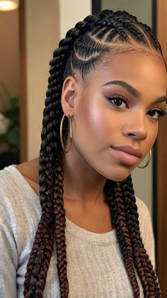 Trendy braids hairstyles updo blac Trendy Braids Hairstyles, Black Women Braids Hairstyles, Women Braids Hairstyles, Trendy Braids