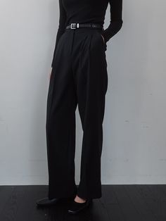 Composition : Polyester 94% Span 6%Country of Origin : KOREA Black Slacks Outfit, Slacks Outfit, Black Slacks, Levi Ackerman, Black Dress Pants, Dress Pants, Outfit Ideas, Composition, Trousers