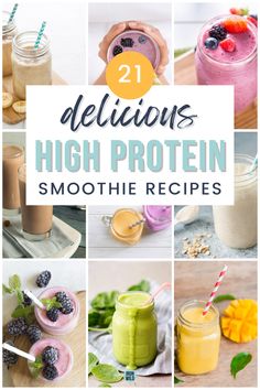 twelve delicious high protein smoothie recipes