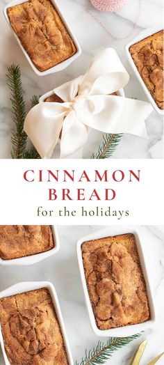 cinnamon bread for the holidays on a table