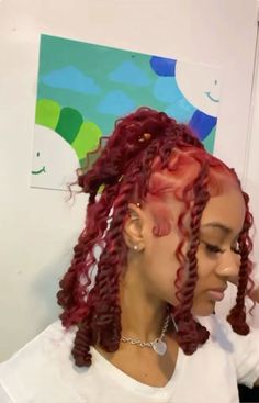 Birthday Hairstyles, Hair Therapy, Dyed Hair Inspiration, Pretty Braided Hairstyles, Pretty Hair Color, Hair Stylies