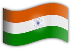 the flag of india waving in the wind