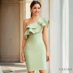 Lasaky - Floral Embroidered Cocktail Party Dress for Women Sophisticated Cocktail Dress, Woman Sleeve, Classic Sheath Dress, Dress Collar, Cocktail Party Dress, Embroidery Dress, Classic Beauty, Party Dresses For Women, Formal Gowns