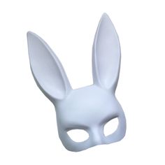 PRICES MAY VARY. Material: plastic Dimensions: 38 x 18 cm (L x W) Ergonomic design, fit the nose curvature, comfortable to wear. Perfect for halloween, costumes, parties, masquerade. Cute bunny mask, fashion and unique, make you stand out from ordinary masks. Bunny Masks, Mask Rabbit, Bunny Mask, Ball Mask, Halloween 5, Mask Masquerade, Half Mask, Mask Fashion, Halloween Costume Accessories