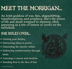 The Morrigan Goddess, Morrigan Goddess, The Morrigan, Warrior Within, Witch Spirituality, No Tomorrow, Goddess Art