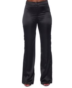 in stock Black Satin Pants Outfit Classy, Satin Pants Outfit Winter, Black Satin Pants Outfit, Satin Pants Outfit, Black Satin Pants, Pants Outfit Winter, Satin Pants, Outfit Winter, Pants Outfit