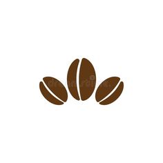 coffee beans on white background royalty illustration