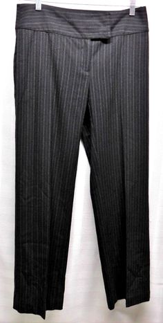 5130   CAbi  Black Pinstripe Boot Cut Trouser Pants.  Sz 6 Stripes Pants, Designer Items, Striped Pants, Brands Outlet, Trouser Pants, Sale Design, Black Stripes, Boot Cut, All Black