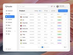 Product list table page UI - Puzzler SaaS by Zahidul Hossain on Dribbble Search Ux Design, Ux Table Design, Web Design List Layout, Website Table Design, Search Page Ui Design, User Dashboard Ui Design, Product Listing Page Design, Table Layout Design, Product Page Ui Design