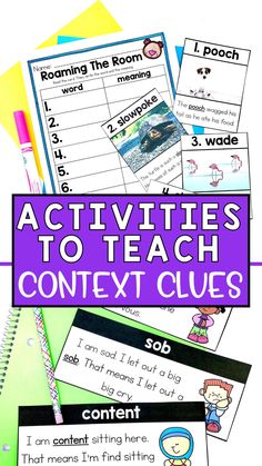 several activities to teach reading and writing in the classroom