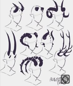 an image of various faces and hair styles