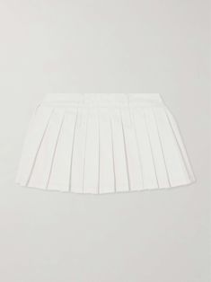 Pleated Denim Mini Skirt, Oversized White Shirt, Pleated Denim, Summer Style Guide, The Frankie Shop, Flat Dress Shoes, White Mini Skirt, Floral Dresses Short, Frankie Shop