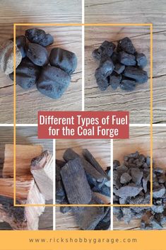 different types of fuel for the coal force with text overlay that reads different types of fuel for the coal force