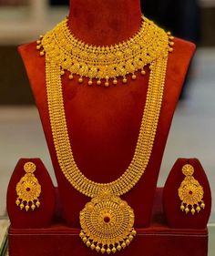 Gold Rani Haar, Indian Gold Necklace, Gold Jwellary, Bridal Choker Set, Delicate Gold Jewelry