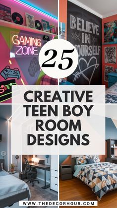 Want to revamp your teen boy’s room? Check out these trendy ideas for teen boy room décor that will bring his personality to life. Click for full details! Every Teenagers, Boy’s Room, Neutral Color Scheme