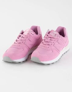 NEW BALANCE 574 Womens Shoes - PINK | Tillys New Balance 574 Shoes, New Balance 574 Womens, New Balance Shoe, Wwe T Shirts, New Balance Style, Trail Design, Flannel Sweatshirt, Lug Sole Boots, New Balance 574