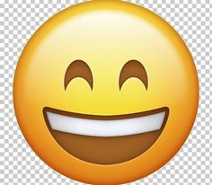 an emoticive smiley face with one eye closed and two eyes wide open, smiling