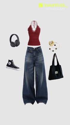 Country Fall Outfits, Pinterest Collage, My Future Husband, To My Future Husband, Estilo Indie, Slang Words, Run To You, Outfit Red