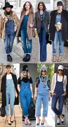 How To Style Denim Dungarees, Medium Wash Overalls Outfit, Bib Overalls Outfits, Overall For Women, Classy Dungarees Outfit, Denim Dungarees Outfit Aesthetic, How To Style A Dungaree, Denim Dungarees Outfit Winter, Jeans Dungarees Outfits