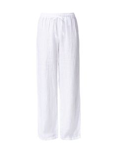 Elizabeth Kenny, White Linen Pants Outfit, White Linen Trousers, Linen Pants Outfit, White Pants Women, White Wide Leg Pants, Summer Pants Outfits, White Linen Pants, Linen Pants Women