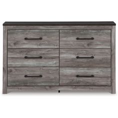 Bronyan Dresser - QK1084706_ASHL_PRI_OL Grain Aesthetic, Wide Dresser, Dresser Chest, King Bedroom Sets, Bedroom Sets Queen, Bedroom Panel, Hardwood Tile, Bedroom Dresser, Double Dresser