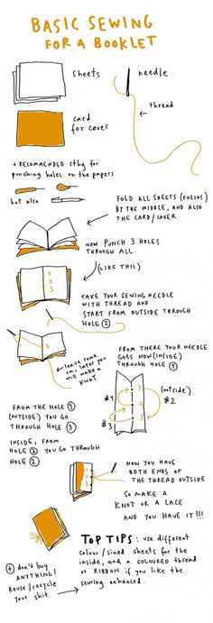 an instruction manual for sewing books