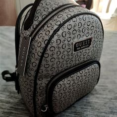 This Mini Black/Grey Back Pack Is Brand New. Perfect Condition! Great Quality Mochila Guess, Bags Guess, Bag Closet, Guess Bags, Swag Shoes, Mini Backpack, Things To Buy, Black Grey, Cool Things To Buy