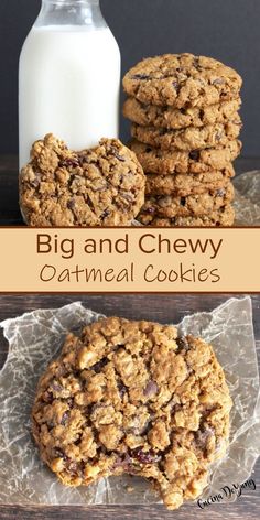 The BEST Big and Chewy Oatmeal Cookies Soft Oatmeal Cookies, Chewy Oatmeal Cookies, Best Oatmeal Cookies, Cake Pizza, Oatmeal Raisin Cookies Chewy, Pizza Sandwich, Oatmeal Cookies Chewy, Big Cookie, Lost 100 Pounds