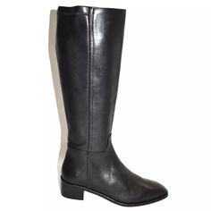 New! Aquatalia Rozaria Knee Leather Riding Boots Black Size 9 Dd426 Msrp $695 New Without Box-Never Worn-Guaranteed Authenticity No Shoe Box/Bag Sleek, Water-Resistant Leather With Minimalist Detailing Wraps The Shaft Of This Knee-High Boot With A Full-Length Side Zip And Stacked Block Heel. 1 3/4" Heel 14 3/4" Shaft; 14 1/2" Calf Circumference Water-Repellent Leather And Synthetic Upper/Textile Lining/Synthetic Sole Made In Italy Sleek Low Heel Leather Boots, Sleek Leather Boots With Low Heel, Formal Knee-high Boots With Leather Lining And Round Toe, Classic Low Heel Leather Knee-high Boots, Medium Width Almond Toe Boots For Galas, Leather Knee-high Boots With Low Heel For Formal Occasions, Elegant Leather Boots With Flat Heel, Elegant Flat Heel Leather Boots, Elegant Boots With Leather Lining And Flat Heel