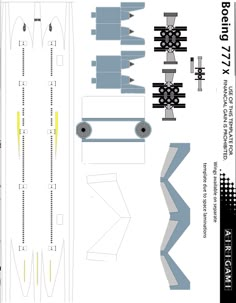 the paper model is shown with instructions for how to make it