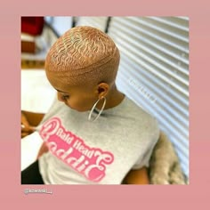 Dyed Shaved Hair Black Women, Shaved Hair Black Women, Bald Baddie, Bald Hairstyles For Women, Big Chop Natural Hair, Short Platinum Blonde Hair, Short Hair Designs, Brush Cut