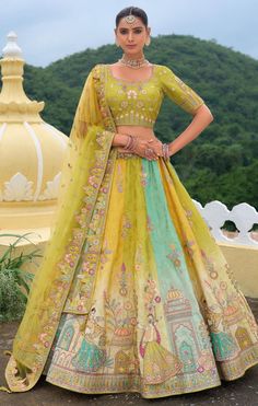 Green Silk Lehenga bride,Lehenga Choli, Design Lehenga, Pakistani Wedding, Lehenga Dress, Indian Traditional Lehenga, Bridal Lehenga 2024 Dressing Design, Blouse Lehenga, Designer Bridal Lehenga Choli, Black Lehenga, Multicolor Sequins, Designer Bridal Lehenga, Lehenga Choli Online, Indian Lehenga, Bridal Lehenga Choli