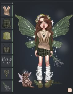 Fairy Grunge Everskies, Fairycore Everskies, Everskies Cottagecore, Fairycore Drawing, Fairy Aesthetic Outfit, Grunge Fairycore Aesthetic, Fairy Grunge Outfit, Fairy Grunge Aesthetic, Everskies Fits