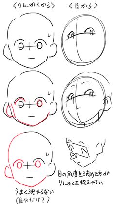 how to draw cartoon faces step by step for beginners with pictures and text below