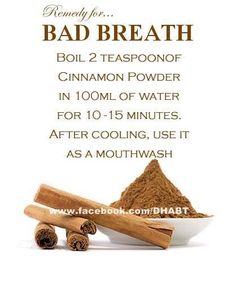 Herb Benefits, Honey Remedies, Natural Remedies For Sunburn, Sunburn Remedies, Tooth Care, Bad Breath Remedy, Homemade Toothpaste, Cinnamon Benefits, Healthy Gums