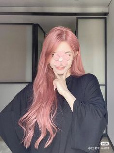 Pink Hair For Cool Skin Tone, Light Pink Hair On Tan Skin, Pink Hair Shadow Root, Dust Pink Hair, Cool Tone Pink Hair, Dirty Pink Hair, Milky Pink Hair, Asian Pink Hair, Beige Pink Hair