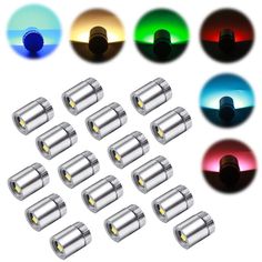 10 pack white / red / green / blue / yellow / orange / pink / purple / blue leds for car interior lights