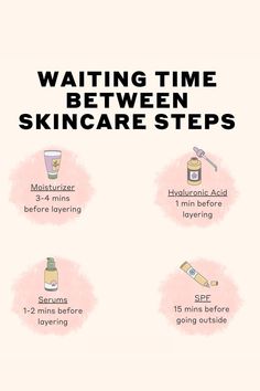 How Long To Wait Between Skincare, How Long To Wait Between Skincare Products, How To Apply Serum On Face, Skincare Topics, Cleansing Skincare, Skincare Knowledge, Skincare Education, Skincare Steps, Skin Facts