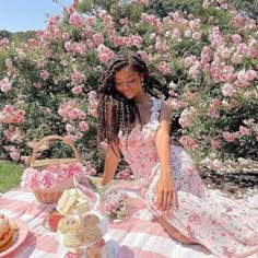 Spring Aesthetic Black Women, Summer Tea Party Outfit, Hair Stretching, Study 2023, Cottage Princess, September Vibes, Princess Photoshoot, Black Cottagecore, Candid Pics