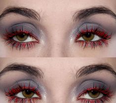 Funky Makeup, Swag Makeup, Cool Makeup Looks, Ethereal Makeup, Dope Makeup, Make Up Inspo, Goth Makeup, Eye Makeup Art, Cooler Look