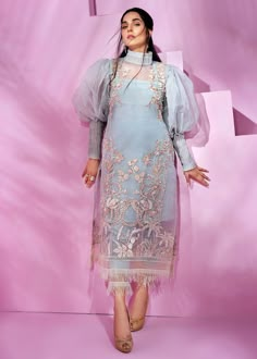 Raw Silk Pants, Palm Nails, Outfits Indian, Organza Shirt, Pakistani Fancy Dresses, Pakistani Dresses Casual